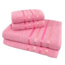 Ver imagem 1 de Jogo de Toalha 2 Banho 2 Rosto Kit de Toalha 4 Peças Jogo de Banho 100% Algodão