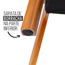 Ver imagem 4 de Cadeira de Jantar Floripa Madeira Maciça Estofada Prime Di Franco Madeira Mel Courino Ccaramelo