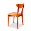 Ver imagem 3 de Cadeira de Jantar Floripa Madeira Maciça Estofada Prime Di Franco Madeira Mel Courino Ccaramelo