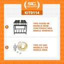 Ver imagem 3 de KIT - Fogão Gás Bravo 4b BR4B + Kit Gás 2KG - Venâncio