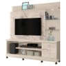 Estante Home Theater Alan com Rodízios Calacata Off White – Madetec - 1