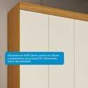 Ver imagem 4 de Guarda-Roupa Casal 6 Portas 199cm Willow Espresso Móveis Off White/Cinamomo