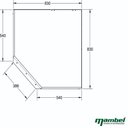 Ver imagem 6 de Conjunto Ravi Módulo 6 Portas + Canto + Módulo 2 Portas Marrom/Olmo Italiano