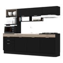 Ver imagem 1 de Cozinha Compacta Primavera Bella CS863 Onix/Noce