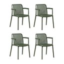 Ver imagem 4 de Kit 1 Mesa Creta 140x72cm e 4 Cadeira Tulum em Polipropileno