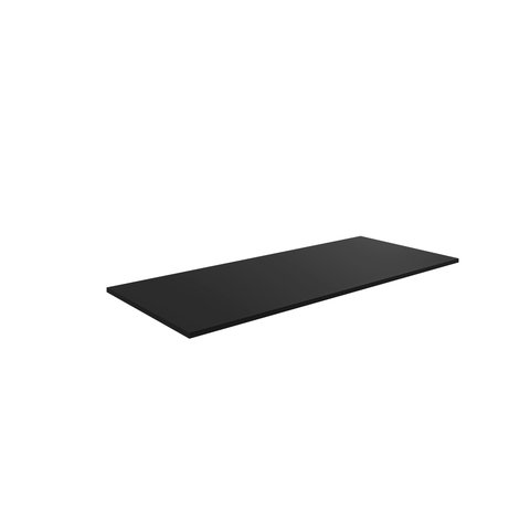 Tampo de Cozinha Preto 120x51cm P/ Balcão de Pia Armário Cooktop em Madeira Resistente Compacto