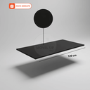Ver imagem 2 de Tampo de Cozinha Preto 120x51cm P/ Balcão de Pia Armário Cooktop em Madeira Resistente Compacto