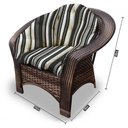 Ver imagem 3 de Conjunto de Sofá Fibra Sintética 19 - 1 Sofá 2 L + 2 Poltronas + 1 Mesa Centro - Tecido Illimani Pre