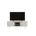 Ver imagem 2 de Bancada Decorativa Tv 65" Deep 2 Portas Prateleira Vidro Bali G18 - Gran Belo