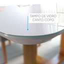 Ver imagem 6 de Conjunto Sala de Jantar 4 Lugares Paris Mesa Quadrada Veludo Móveis Mix