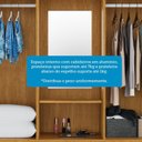 Ver imagem 7 de Guarda-roupa Casal 4 Portas e 2 Gavetas Capelinha com Espelho 149cm Alyssa Espresso Móveis
