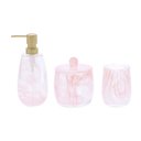 Ver imagem 1 de Kit para Lavabo em Vidro Rosa Chillicothe com 3 Peças