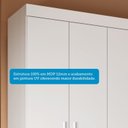 Ver imagem 5 de Guarda-roupa Casal 180cm 6 Portas Sakura Espresso Móveis