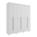 Ver imagem 2 de Guarda-roupa Casal 180cm 6 Portas Sakura Espresso Móveis