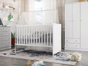 Ver imagem 2 de Berço Americano New Baby com Rodizio Batrol Branco