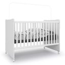 Ver imagem 1 de Berço Americano New Baby com Rodizio Batrol Branco