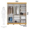 Guarda-roupa Casal 6 Portas Sakura Espresso Móveis - 4
