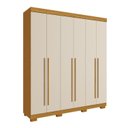 Ver imagem 2 de Guarda-roupa Casal 6 Portas 180cm Sakura Espresso Móveis