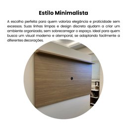 Painel para TV até 60 Polegadas com Suporte Universal Slim - 12