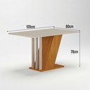 Ver imagem 4 de Conjunto Sala de Jantar com 4 Cadeiras Miami Yescasa
