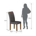 Ver mais imagens de Conjunto Sala de Jantar com 4 Cadeiras Miami Yescasa