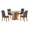 Conjunto Sala de Jantar com 4 Cadeiras Miami Yescasa - 2