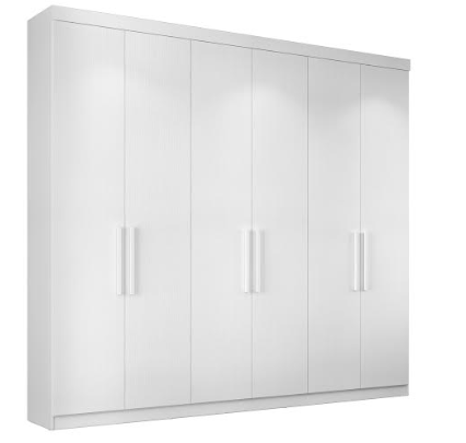 ROUPEIRO HERVAL PH 1707 - COR BRANCO - SEM ESPELHO