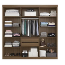 Ver imagem 2 de ROUPEIRO HERVAL PH 1707 - COR BRANCO - SEM ESPELHO