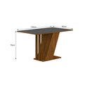 Ver imagem 3 de Conjunto Sala de Jantar com 4 Cadeiras Miami Yescasa