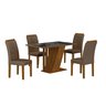 Conjunto Sala de Jantar com 4 Cadeiras Miami Yescasa - 1