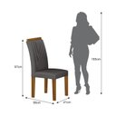 Ver imagem 5 de Conjunto Sala de Jantar com 4 Cadeiras Miami Yescasa