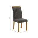 Ver imagem 4 de Conjunto Sala de Jantar com 4 Cadeiras Miami Yescasa