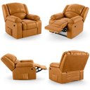 Ver imagem 6 de Poltrona do Papai Reclinável Sala de Cinema Madrid Power Elétrica Massagem USB PU Whisky G26 Gran Be