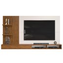 Ver imagem 5 de Painel para TV 60 pol com Bancada Suspensa 190cm Elion D05 Freijó Off White - Lyam Decor