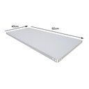 Ver imagem 3 de Prateleira para Estantes de Aço Chapa 22" 40 X 92cm - Amapá 080066 Amapá