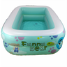 Piscina Infantil Inflável de Plástico para Crianças 480 Litros 150x100x32cm Retangular Verde - 5