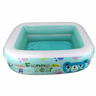 Piscina Infantil Inflável de Plástico para Crianças 480 Litros 150x100x32cm Retangular Verde - 4