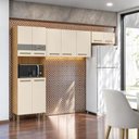 Ver imagem 1 de Cozinha 3 Peças 9 Portas sem Balcão Versalhes Freijó / Soft