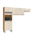 Ver imagem 2 de Cozinha 3 Peças 9 Portas sem Balcão Versalhes Freijó / Soft