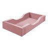 Cama Infantil Espumada Clara Premium Conforto Quarto da Criança Proteção Moderna Luxo Cor Rosa - 2