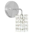 Ver imagem 3 de Kit 2 Arandelas Cristal Legitimo Clearwall Redonda Escovado