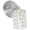 Ver imagem 2 de Kit 2 Arandelas Cristal Legitimo Clearwall Redonda Escovado