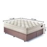 Base Box Baú King 193x203 Suede com Colchão Audaz Molas Ensacadas - 2