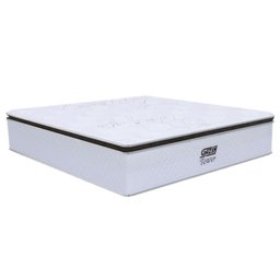 Colchão Box Casal King Size 193cm Molas Ensacada Soft Pillow Tower NW Branco - Gazin - 1