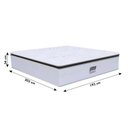 Ver imagem 4 de Colchão Box Casal King Size 193cm Molas Ensacada Soft Pillow Tower NW Branco - Gazin