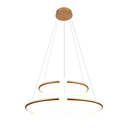 Ver imagem 1 de Pendente Nébula Dourado de Branco (d)87 + 64cm 1x80w 3000k 4000lm - Dw005lg