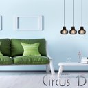 Ver imagem 4 de Luminária Pendente Madeira Circus 15cm E27 3 Unidades:preto