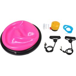 Bola Bosu com Elastico Yoga Pilates Academia Reabilitaçao Fisioterapia Musculaçao Ginastica Fortalec - 7