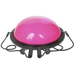 Bola Bosu com Elastico Yoga Pilates Academia Reabilitaçao Fisioterapia Musculaçao Ginastica Fortalec - 1