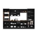 Ver imagem 3 de Armário de Cozinha Modulada Completa Fidelitá Nara 100% MDF 6 Peças 350cm 18 Portas 2 Gavetas com